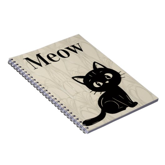 Cat Spiral Notebook Notizblock (Rechte Seite)