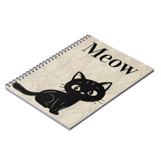 Cat Spiral Notebook Notizblock (Linke Seite)