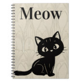 Cat Spiral Notebook Notizblock (Vorderseite)