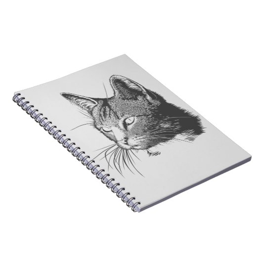 Cat Spiral Notebook Notizblock (Rechte Seite)