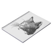 Cat Spiral Notebook Notizblock (Linke Seite)