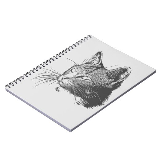Cat Spiral Notebook Notizblock (Linke Seite)
