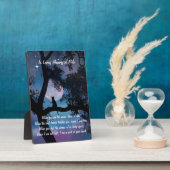 Cat Spiritual Memorial Tribute Fotoplatte (Seite)