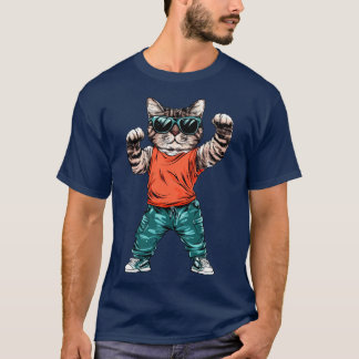 Cat Sport Animal T - Shirt