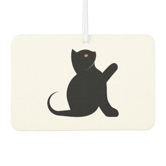 Cat Sprichwort Hello Autolufterfrischer (Vorderseite)