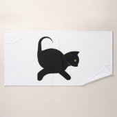 Cat Sprichwort Hello Badehandtuch (Badehandtuch)