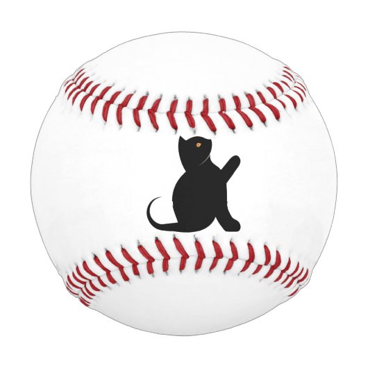 Cat Sprichwort Hello Baseball (Rückseite)
