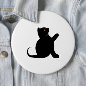 Cat Sprichwort Hello Button (Beispiel)
