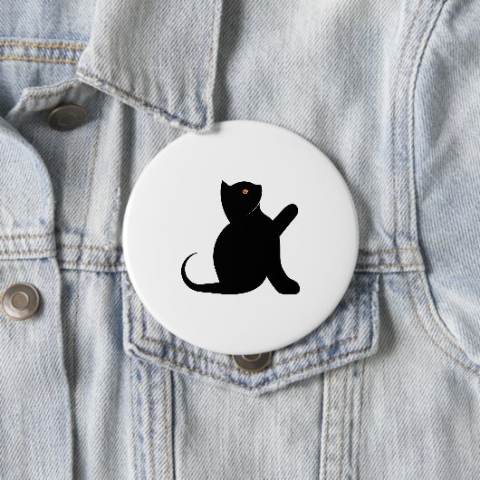 Cat Sprichwort Hello Button (Beispiel)