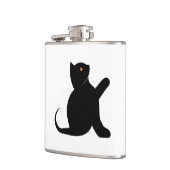 Cat Sprichwort Hello Flachmann (Links)