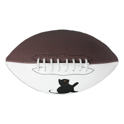 Cat Sprichwort Hello Football (Vorderseite)