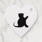 Cat Sprichwort Hello Geschenkanhänger (Rückseite)