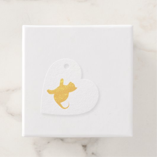 Cat Sprichwort Hello Geschenkanhänger (Mit Box)