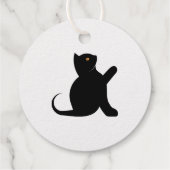 Cat Sprichwort Hello Geschenkanhänger (Rückseite)