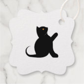 Cat Sprichwort Hello Geschenkanhänger (Rückseite)