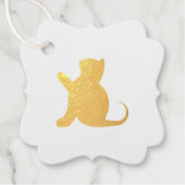 Cat Sprichwort Hello Geschenkanhänger (Vorderseite)