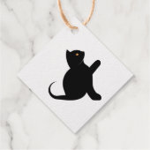 Cat Sprichwort Hello Geschenkanhänger (Rückseite)