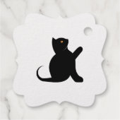 Cat Sprichwort Hello Geschenkanhänger (Rückseite)