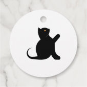 Cat Sprichwort Hello Geschenkanhänger (Rückseite)
