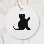 Cat Sprichwort Hello Geschenkanhänger (Rückseite)