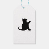 Cat Sprichwort Hello Geschenkanhänger (Rückseite)