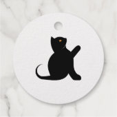 Cat Sprichwort Hello Geschenkanhänger (Rückseite)