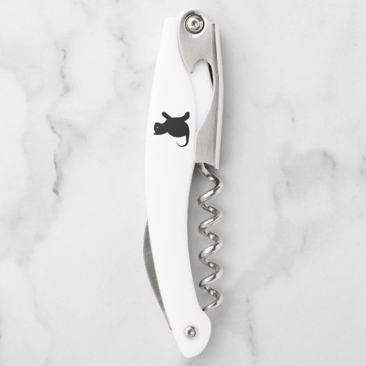 Cat Sprichwort Hello Kellnermesser (Rückseite)