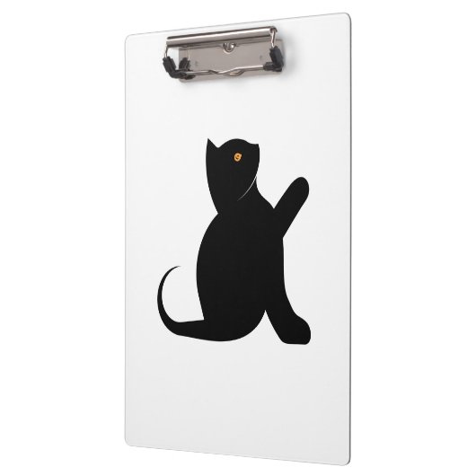 Cat Sprichwort Hello Klemmbrett (Links)