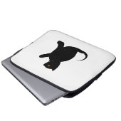Cat Sprichwort Hello Laptopschutzhülle (Vorne Knopf)