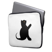 Cat Sprichwort Hello Laptopschutzhülle (Vorderseite Links)