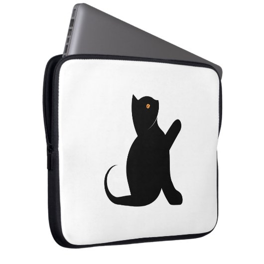 Cat Sprichwort Hello Laptopschutzhülle (Vorne Rechts)