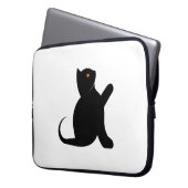 Cat Sprichwort Hello Laptopschutzhülle (Vorderseite Links)