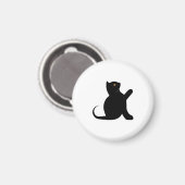 Cat Sprichwort Hello Magnet (Vorderseite/Rückseite)
