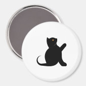 Cat Sprichwort Hello Magnet (Vorderseite/Rückseite)