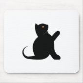 Cat Sprichwort Hello Mousepad (Vorne)