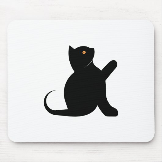 Cat Sprichwort Hello Mousepad (Vorne)