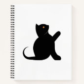 Cat Sprichwort Hello Notizblock (Vorderseite)