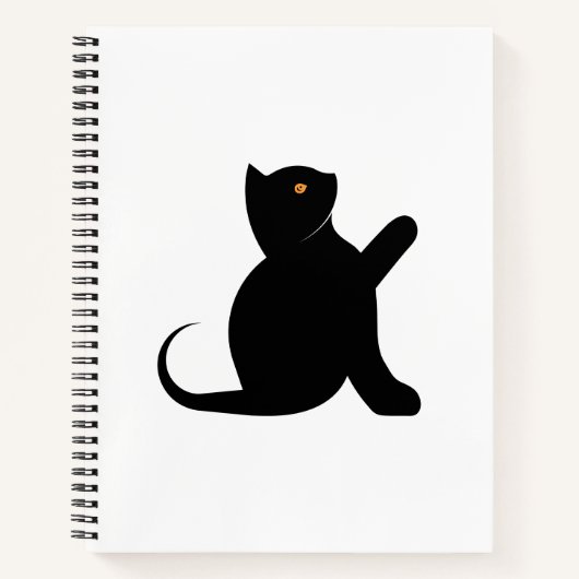 Cat Sprichwort Hello Notizblock (Vorderseite)