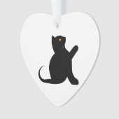 Cat Sprichwort Hello Ornament (Vorderseite)