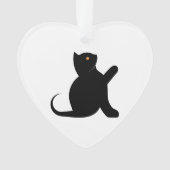 Cat Sprichwort Hello Ornament (Vorderseite)