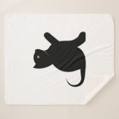 Cat Sprichwort Hello Sherpadecke (Vorderseite (Horizontal))