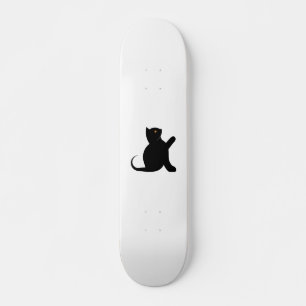 Cat Sprichwort Hello Skateboard