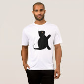 Cat Sprichwort Hello T-Shirt (Vorne ganz)