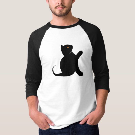 Cat Sprichwort Hello T-Shirt (Vorderseite)