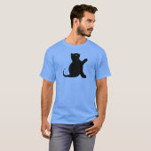 Cat Sprichwort Hello T-Shirt (Vorne ganz)