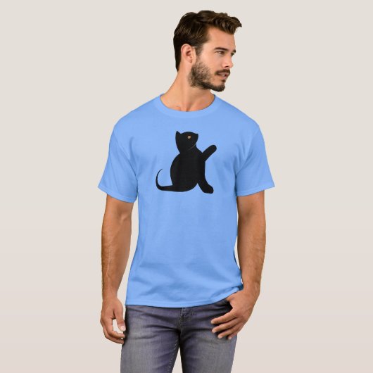 Cat Sprichwort Hello T-Shirt (Vorne ganz)