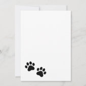 Cat Sprichwort Hi Hello Flat Karte (Rückseite)