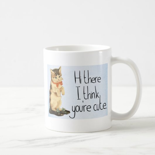 Cat Sprichwort Kaffeetasse (Rechts)