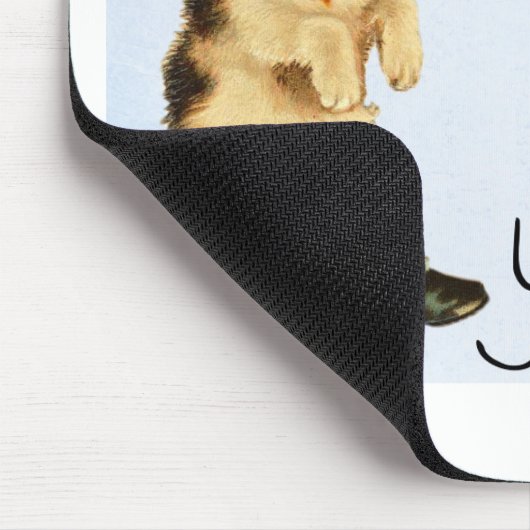 Cat Sprichwort Mousepad (Ecke)