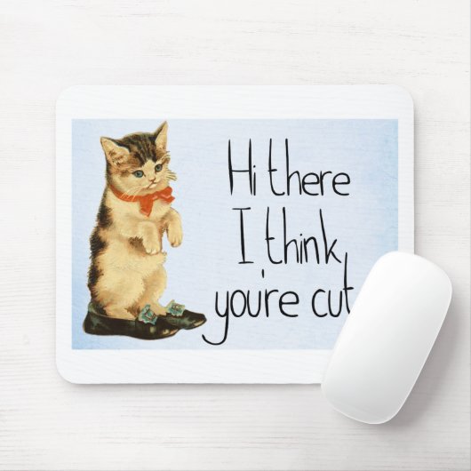 Cat Sprichwort Mousepad (Mit Mouse)